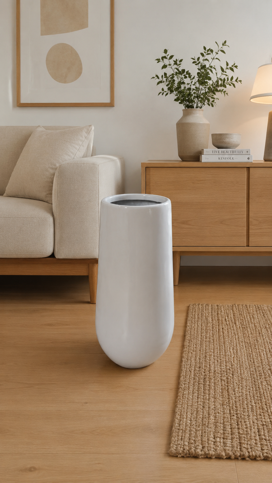 Cono Tall FRP Planter- Medium - Image